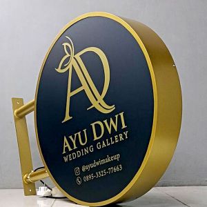 Neon Box Bulat Diameter 60 cm