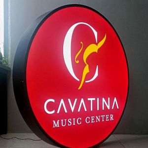 Neon Box Bulat Diameter 120cm